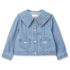 Perimitz 女童海軍領牛仔夾克 P2511J058