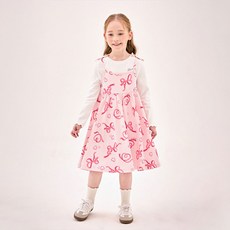 JELISPOON 女童款小蝴蝶結吊帶洋裝