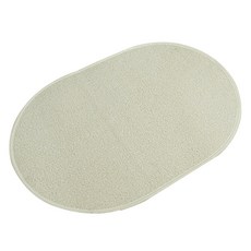 라운드 베이직 발매트 겸 펫매트, 아이보리