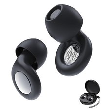 Health First 隔音矽膠睡眠耳塞 黑色, 1個, 2入