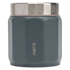 EJIRY Tengle SUS316不鏽鋼食物罐, 炭灰色, 1個, 450ml