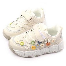 Luluche 女童用 花朵運動鞋 AZ131