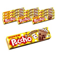 Puccho 條狀糖果 黑糖奶茶, 10個, 50g