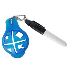 PERFORMANCE GEAR 線條標記筆 430PG4COM0045, 藍色, 1個