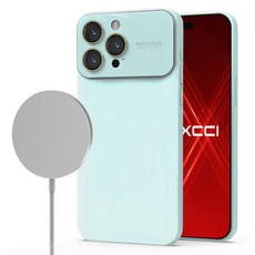 엑씨 카메라 풀커버 파스텔 글라스 맥세이프 호환 휴대폰 케이스