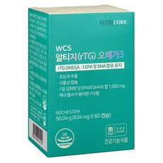 Nutricost rTG 高濃度魚油膠囊, 60顆, 1盒