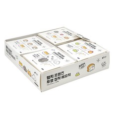 POPO FANCY Hamchi 透明便利貼 4款 x 10張 套組, 1套, 混合色