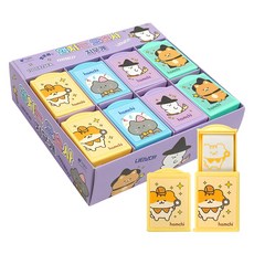 POPO FANCY Hamchi魔法橡皮擦 24入組, 1組, 混色