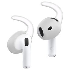 SPACE SHIELD AirPods 4 相容 防丟失 標準矽膠耳掛 短版, 透明, 1個