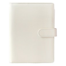 Hamchi A5 6孔照片小卡活頁夾, 1片, 象牙白