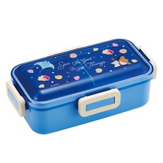 Skater 海洋奇緣 圓頂四面鎖扣單層便當盒, 迪士尼 海洋少女, 1個