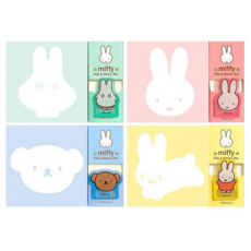 朝鮮文具 Miffy夾便條紙 4件組, 1套, 混合色