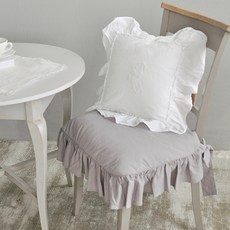 CoTe TaBLe 棉質椅子坐墊, 淺灰色