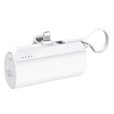 엑티몬 PD 20W 고속 일체형 도킹 거치 미니 보조배터리 5000mAh 애플8핀 / 서브 C핀