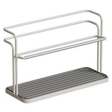 Celliving 迷你縫隙杯碗瀝水架, 白色, 1個, 2層