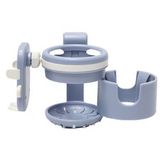 River Fox 嬰兒車 3合1 多功能杯架, 藍色, 1個