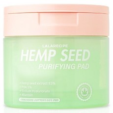 Lalarecipe 大麻籽淨膚棉片, 1個, 70入