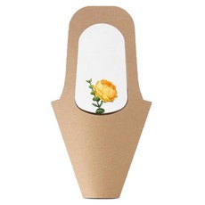 GILGRI 花束用一體式牛皮紙購物袋 中, 5個, 單一顏色