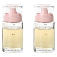시노글라스 키텐실 비스포크 실리콘 오일병 S Cap 로즈핑크, 2개, 100ml