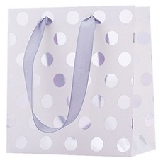 길그리 반짝 도트 쇼핑백, 02 실버, 10개