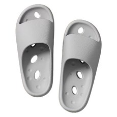 데이소이 발 편한 미끄럼방지 욕실화, NO 03 그레이, 1개