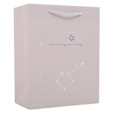 길그리 별자리 미니 쇼핑백, 핑크, 10개