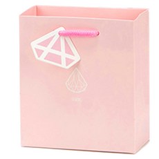 길그리 쥬얼리 답례품 쇼핑백 + 행택 세트, 05 핑크, 3세트