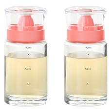 시노글라스 키텐실 실리콘 오일병 S CAP 코랄, 2개, 100ml
