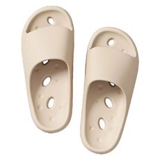 Deisoi 舒適防滑浴室拖鞋, 1個, NO 04 白色