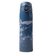 TIGER 虎牌 Super Clean Plus 圖案藝術保溫保冷隨行杯 MCT-A501, 藍色(MCT-A501AT), 500ml, 1個