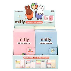 ii GEN 一正 Miffy 磁吸便條本 4款 x 5入組, 1套, 混合色
