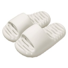 Dorim 漂亮高級EVA防滑排水浴室拖鞋, 1個, 白色