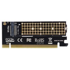 Coms PCI Express 轉接卡 M.2 NVME SSD KEY M to PCI-E 16x 轉換卡 附散熱墊 IF863, 1個