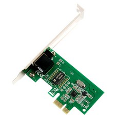 컴스 랜 카드 LAN 기가비트 PCIe 타입 10 / 100 / 1000Mbps GiGAbit 브라켓 장착타입 SW795, 1개