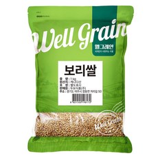 두보식품 웰그레인 캐나다산 보리쌀, 1kg, 1개