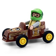 Playmobil 摩比人 兒童卡丁車人偶 71480, 1個