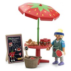 Playmobil 摩比人 草莓醬攤位公仔 71445, 1個