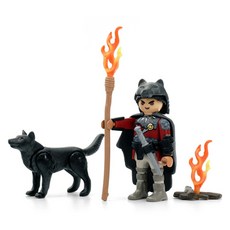 Playmobil 摩比人 狼與戰士公仔 71482, 1個
