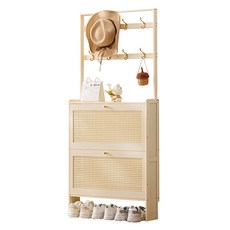 제이라이프 프론도어 신발 정리대 2단, 화이트, 1개