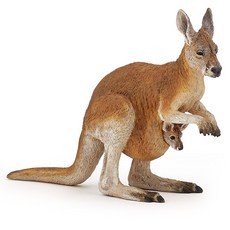 papo 袋鼠寶寶公仔, 1個