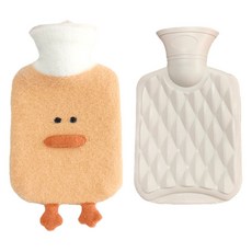 Dorim 呆呆鴨子保溫水袋 500mL, 黃色, 1個