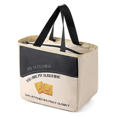 Toppia 簡約保冷袋, 黑色, 1個