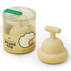 Jam Muk GGEOKS CUP 附收納盒套組 嬰兒拍嗝 打嗝輔助器 72g, 米色, 1個