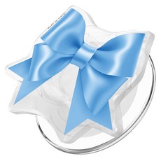 쏭스 맥세이프 자력 핸드폰 L, 클래식 리본 라이트 블루, 1개