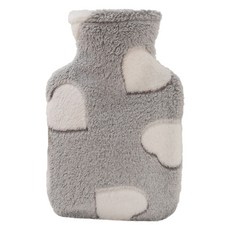 Dorim 愛心天堂保溫熱水袋 500ml, 灰色, 1個