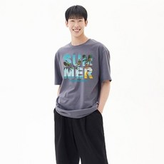 더팀 통기성 썸머 빅사이즈 20수 반팔 티셔츠