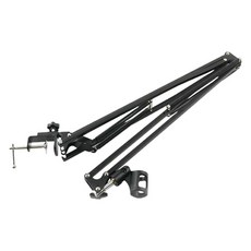 컴스 탁상 고정용 대형 3단 꺾임 높이조절 마이크 스탠드, ITB234, 1개