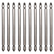 StanMan 六角柄磁性雙頭十字螺絲起子頭 150mm PH2, 10個