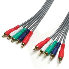컴스 5선 고급 DVD 컴포넌트 케이블, AV1661, 1개