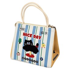 Toppia 輕便簡約保溫保冷袋, 快樂貓, 1個